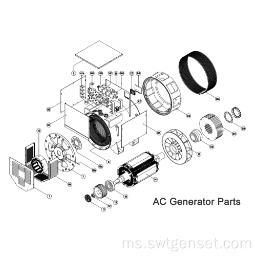 Bahagian Penjana Sarang Alternator